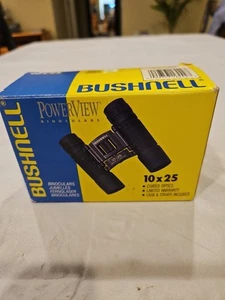 Bushnell Powerview Compact Binoculars 10x25mm Eye Relief Center Focus - Picture 1 of 6