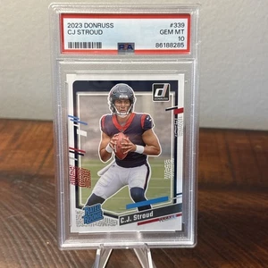2023 Donruss CJ Stroud Rated Rookie PSA 10 Houston Texans Football - Picture 1 of 2