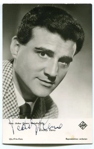 Postal Teddy Reno, película, autógrafo, tarjeta Ufa original firmada 1960 - Imagen 1 de 3