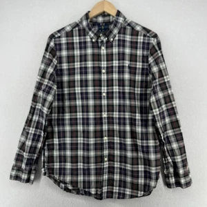 RALPH LAUREN Shirt Boys XL 18-20 Dress Plaid Button Down Long Sleeve Cotton - Picture 1 of 14