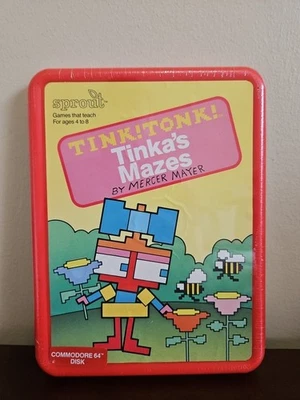 Vtg Rare 1984 New Sealed Tink! Tonk! Tinka's Mazes Mercer Mayer Commodore 64 C64 - Image 1 of 4