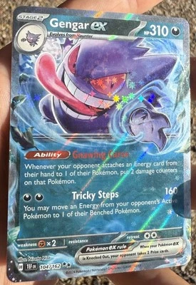 Gengar ex 104/162 Sv05: Temporal Forces Holo - MINT - Image 1 of 4