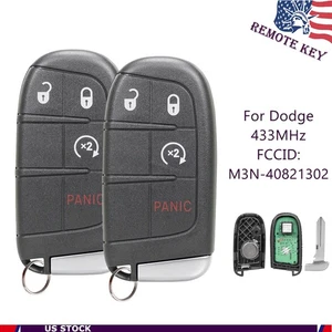 2 For 2014 2015 2016 2017 2018 2019 2020 Dodge Durango Smart Remote Key Fob 4B - Picture 1 of 7
