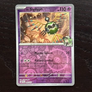 N's Sigilyph 064/159 Pokemon Journey Together SV09 Reverse Holo Common NM - Picture 1 of 2