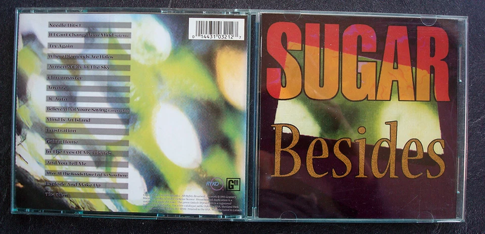 Sugar – Besides (1995) compilation 17 tracks CANADA pressing Hüsker Dü Bob Mould - Bild 1 von 1