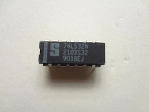 74LS32N - Signetics IC - tubo de 25 piezas -14Dip-Quad 2 entradas o puerta. - Imagen 1 de 4
