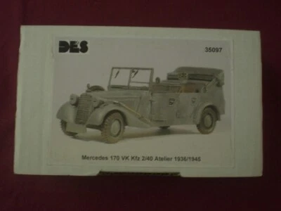 Mercedes 170 VK Kfz.2/40 Atelier 1936/1945 - SCALA 1/35 DES - Immagine 1 di 2
