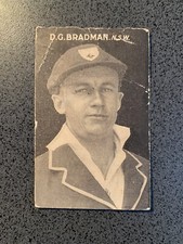 MEGA RARE 1930 DON BRADMAN CARD: PLUMRIDGE’S AUSTRALIAN CRICKETERS