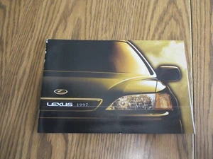 1997 LEXUS VERKAUFSPROSPEKT BROSCHÜRE HÄNDLER LS 400 ES 300 SC 400 SC 300 LX 450 - Bild 1 von 4