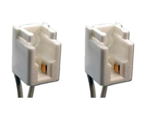 2 pcs - T2 Subminiature Fluorescent lamp holder, 6" wires, BJB 26.607.8008.50 - Picture 1 of 8