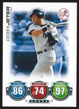 2010 Topps Attax Battle of the Ages #9 Derek Jeter Baseball Card - NY Yankees