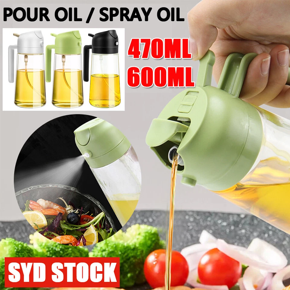 1/2PCS Olive Oil Sprayer Dispenser Cooking Baking BBQ Spray Bottle Kitchen Tool - image 1 of 4