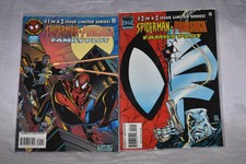 Marvel Comics -Spiderman /  Punisher Family Plot #1 and # 2  Feb 1996 ( lot 2 )