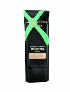 Base sin peso Max Factor Xperience SPF10 - 50 lino beige - Imagen 1 de 1