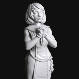 Praying Sisters of Battle 01a - 28mm Scale Resin Miniature by Manufaktura - Picture 1 of 5