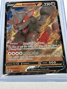 Hisuian Arcanine V SWSH12: Silver Tempest 090/195 Near Mint NM - Picture 1 of 2