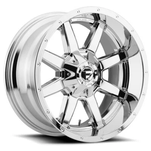 22x9.5 +20 Fuel 1PC D536 Maverick 6x135,6x5.5 Chrome Plated Wheels (Set of 4) - Picture 1 of 1