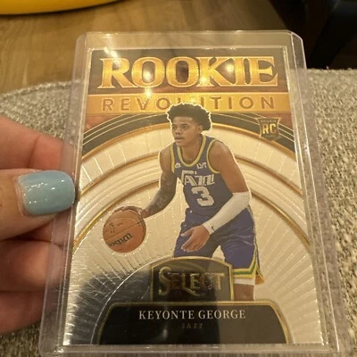 2023-24 Select KEYONTE GEORGE Rookie Revolution Insert Card RC Jazz #2 - Image 1 of 2