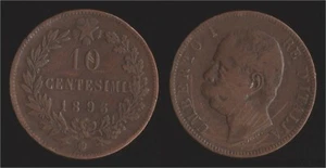 10 CENTESIMI 1893 BI BIRMINGHAM - UMBERTO I - Picture 1 of 1