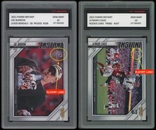 JOE BURROW/JAMARR CHASE 2021 PANINI INSTANT AFC TROPHY 1ST GRADED 10 ROOKIE CARD