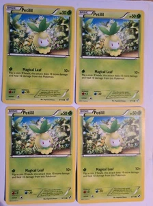POKEMON : 4x Petilil 9/114 ... Black and White ... PLAYSET - Imagen 1 de 1