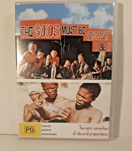 The Gods Must Be Crazy I & II (1980/1989) DVD 2 Disc Set All Region - Picture 1 of 6