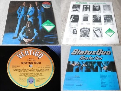 Status Quo - Blue For You 1976 UK LP '83 Reiss. Classic Boogie Rock EXC Cond - Image 1 of 4