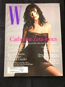 W Magazine Fashion Magazine from July 2004. Catherine Zeta-Jones Cover - Picture 1 of 3