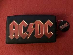 AC/DC OFFICIAL VINTAGE PENCIL CASE UNUSED MINT CONDITION FREE UK POSTAGE - Foto 1 di 7