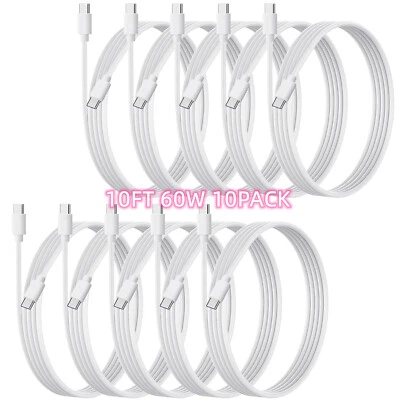 Wholesale 60W PD USB-C to USB-C Cable Fast Charge Cord for iPhone16 15 Samsung - Image 1 of 4