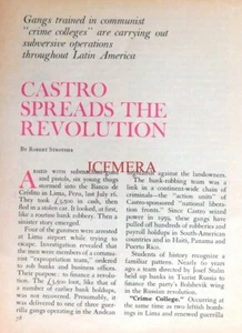 'FIDEL CASTRO - Spreads the Revolution' : Original 1966 Magazine Cutting - Picture 1 of 1