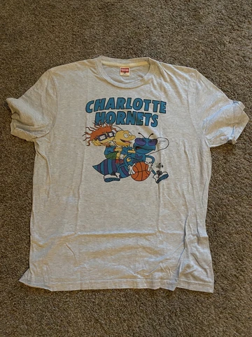 Homage Charlotte Hornets Rugrats Basketball Shirt Size XL Cover