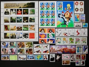 1998 U.S. Commemorative Year Set 87 stamps including Sheets, Mint NH, see scans - Picture 1 of 3
