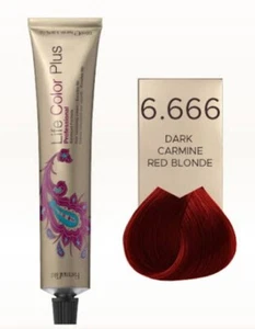 FARMAVITA COLOR PLUS PROFECIONAL 100ML - 6.666 Dark Carmine Red Blonde - Picture 1 of 6