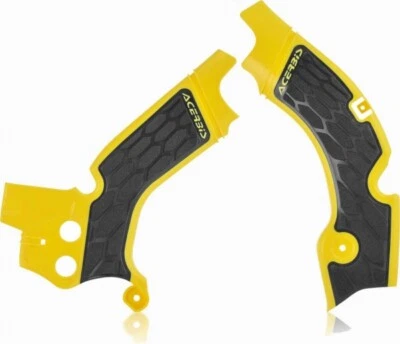 Yellow X-Grip Frame Guards SUZUKI RMZ450 2008 2009 2010 2011 2012 2013 - Image 1 of 2