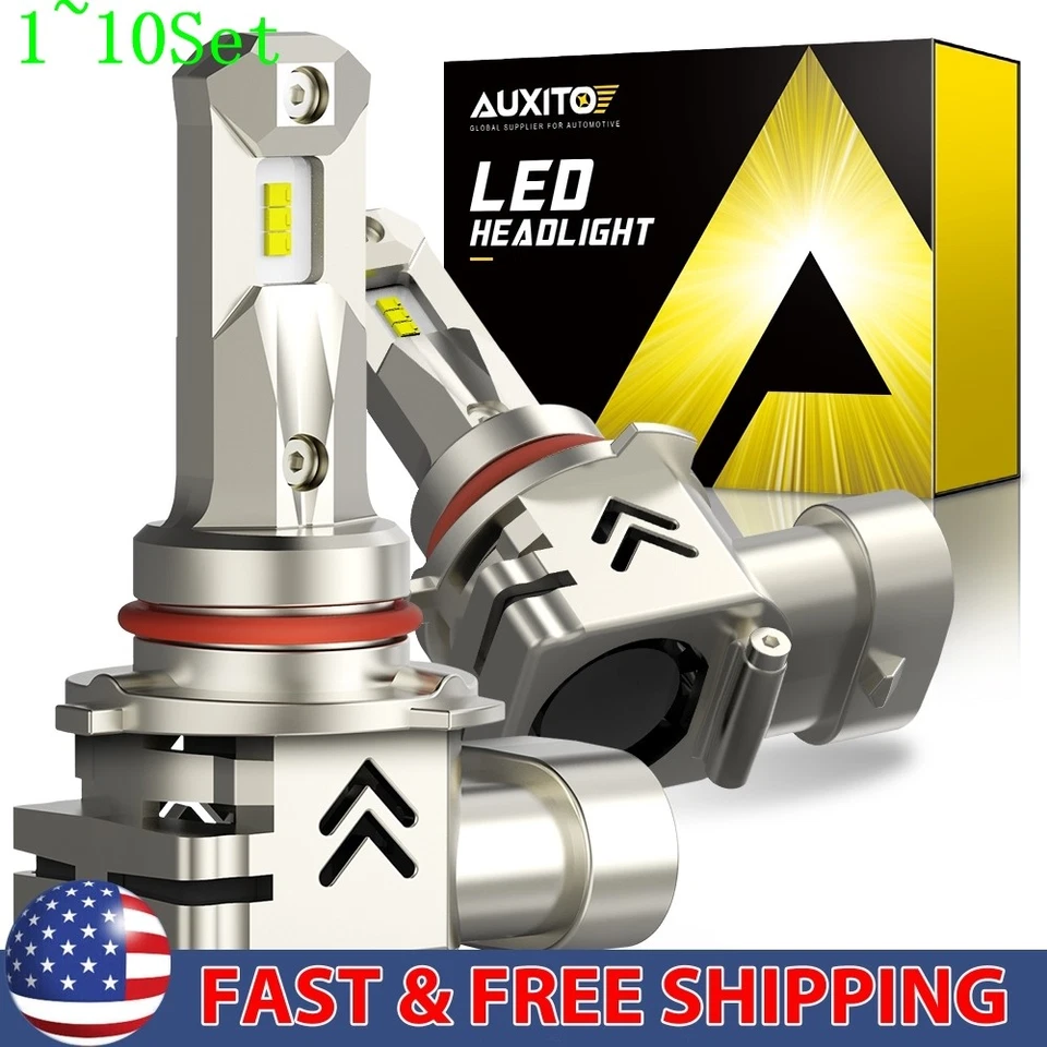 Farol CANBUS 9005 LED brilhante super lâmpada branco 50000LM feixe Hi-Lo HB3 1-10Set - Imagem 1 de 4