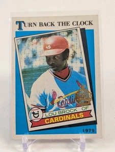 2025 Topps Holiday Lou Brock Originals Buyback Gold Foil Stamp HOF - Bild 1 von 2