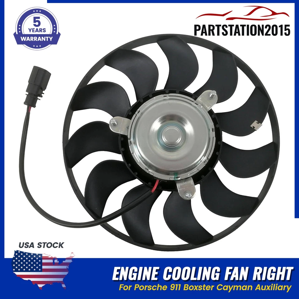 Ventilador de refrigeración derecho motor auxiliar derecho para Porsche 911 Boxster Cayman 99762412802 Foto 1 de 4