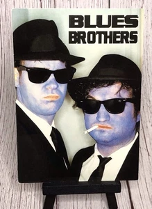 Blues Brothers Blued Up Vintage Movie Postcard - Picture 1 of 4