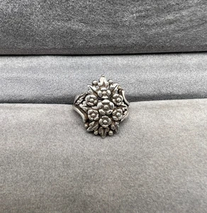 Anillo Tomelise Algot Enevoldsen Pre 2000 Vintage Pandora Plata Esterlina Talla 56 - Imagen 1 de 9