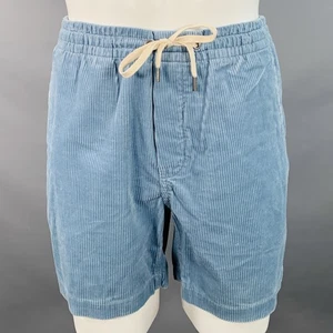 Short à cordon POLO by RALPH LAUREN taille M bleu velours côtelé coton coupe classique - Photo 1 sur 4