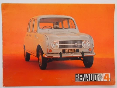 RENAULT 4 UK Sales Brochure 1968 - Image 1 of 4