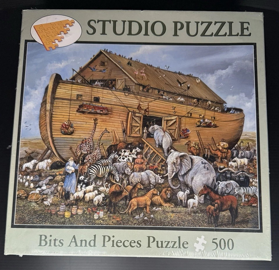 Ruane Manning Noahs Ark Bits and Pieces 500 Piece Jigsaw Puzzle
