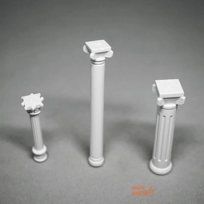 10PC HO/OO Scale Miniatures DIY Roman Column Myth Scene Garden Sand Table Model - Image 1 of 4