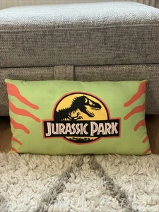 Jurassic Park Farbverlauf Rechteckiges Kissen Universal Studios Grün Retro Kissen - Bild 1 von 7