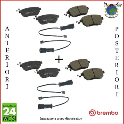 Kit Pastiglie freno Ant+Post con sensore usura Brembo per CHRYSLER GRAND  #dr - Immagine 1 di 4