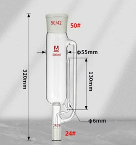 soxhlet extractor middle glass for Soxhlet chamber to the siphon 500ml  #50 #24 - Bild 1 von 1