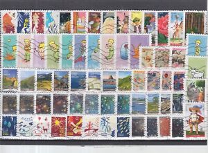 Schönes Lot Briefmarken aus Frankreich gestempelt von 2021