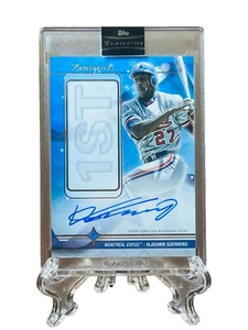 VLADIMIR GUERRERO HOF 2023 TOPPS LUMINARIES HOME RUN KINGS ON-CARD AUTO BLUE /5 - Picture 1 of 5