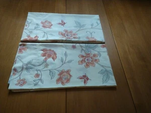 Vintage Fieldcrest Perfection King Pillowcase Pair Graphic Flowers Butterflies - Picture 1 of 8